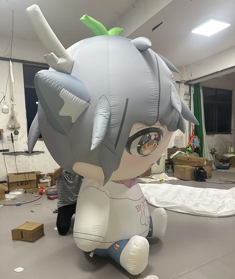 Custom cartoon character inflatable for events brands