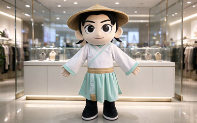 Custom anime characters mascot costumes for events brands