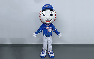 Custom baseball mascot shipped to germany client