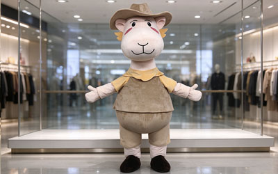 Custom camel man mascot costumes for events brands
