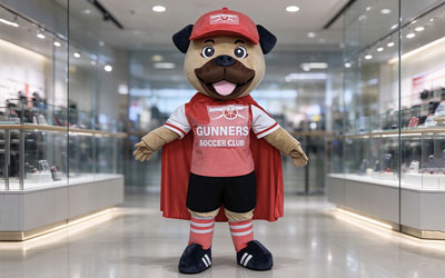 Custom dog mascot costumes for events brands