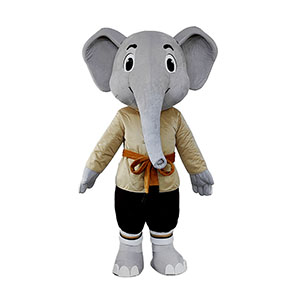 Custom elephant mascot costume manufacturer