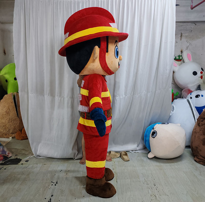 Custom firefighter mascot costumes for events brands