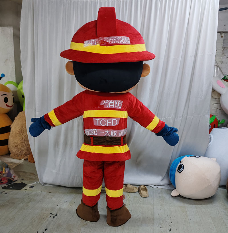 Custom firefighter mascot costumes for events brands