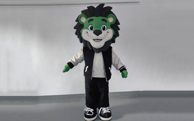 Custom lion mascot shipped to USA client