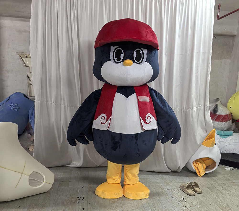 Custom penguin mascot costumes for events brands