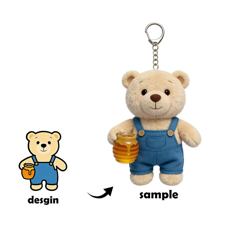 Custom plush keychains factory