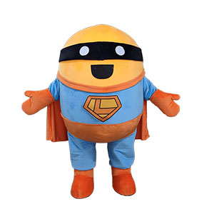 Custom superman mascot costume manufacturer