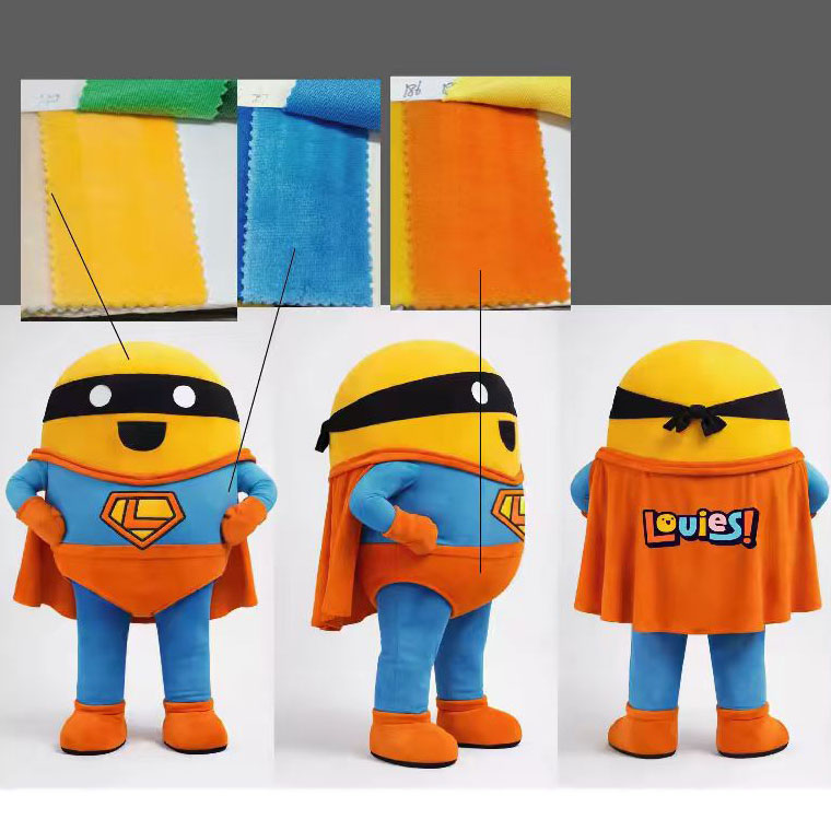 Custom superman mascot costume manufacturer