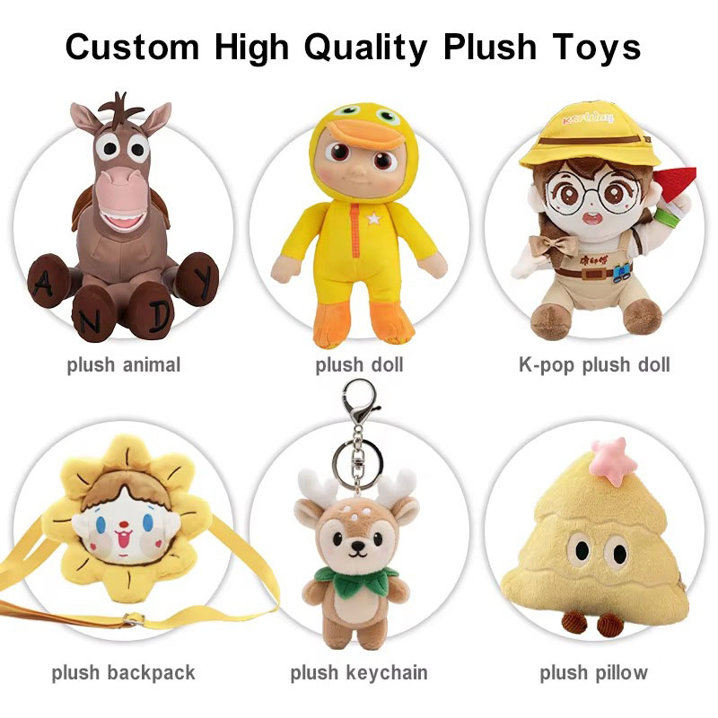 Custom plush keychains manufacturer