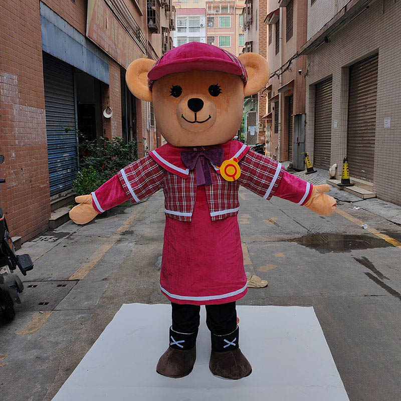 custom bear mascot costumes factory