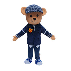 custom bear mascot costumes for business