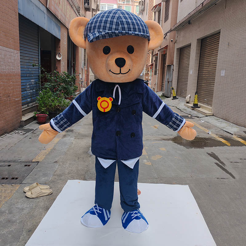 custom bear mascot costumes for business