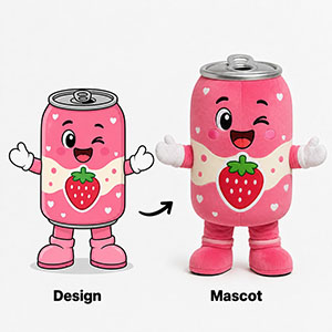 custom beverage bottle mascot costumes manufacturer