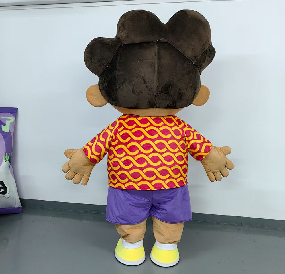 Custom boy mascot costumes for events brands