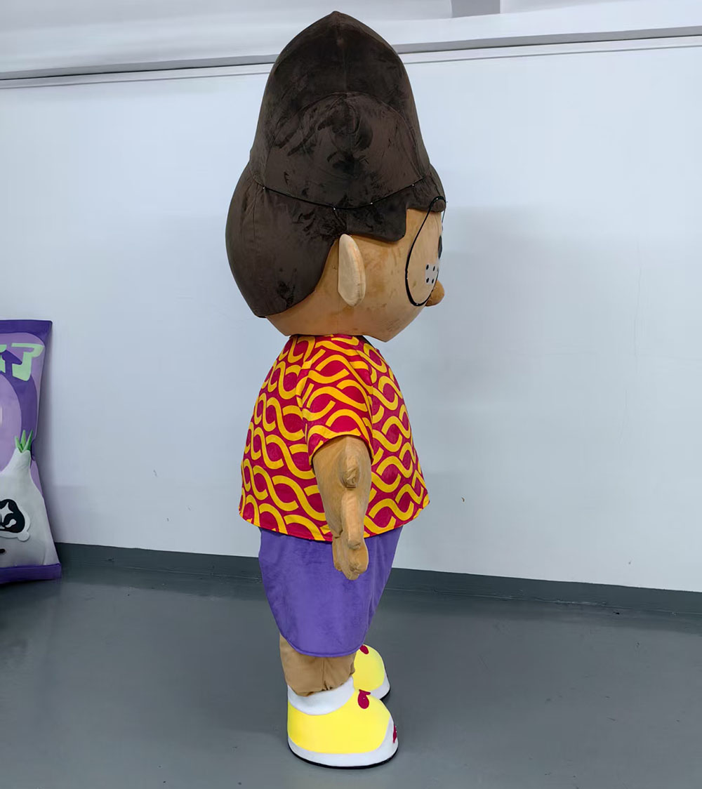 Custom boy mascot costumes for events brands