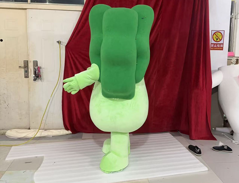 Custom cabbage man mascot costumes for events brands