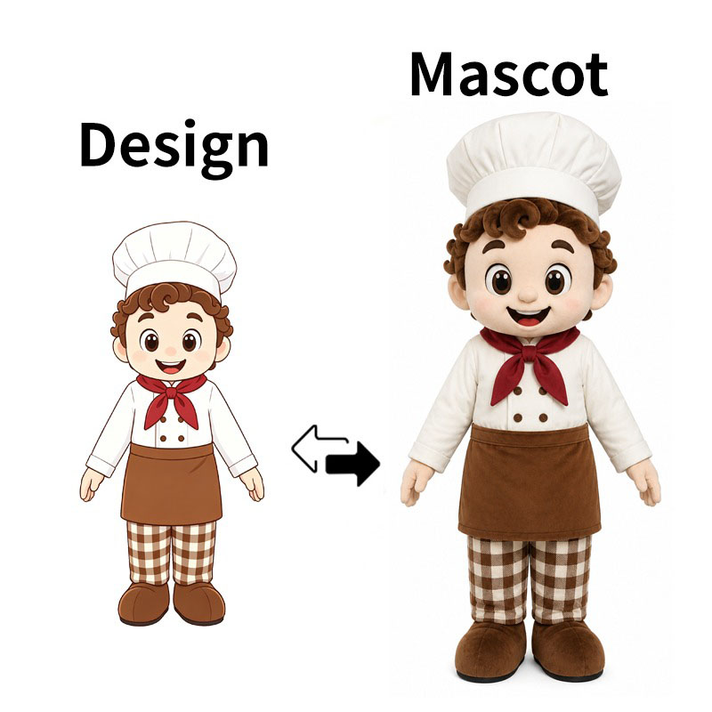 custom chef mascot costumes manufacturer