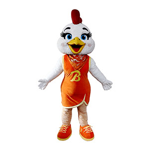 Custom chick mascot costume factory