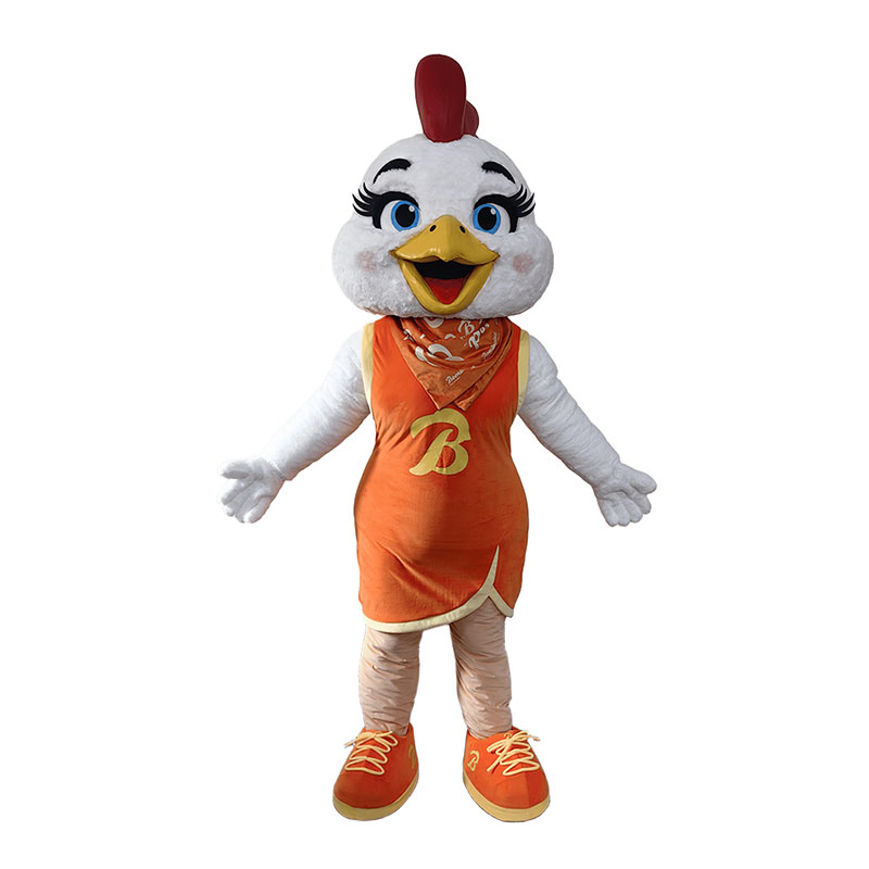 Custom chick mascot costume factory
