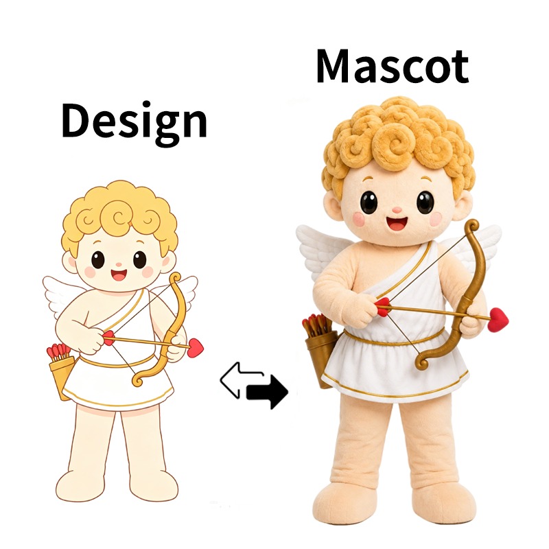 custom cupid mascot costumes manufacturer