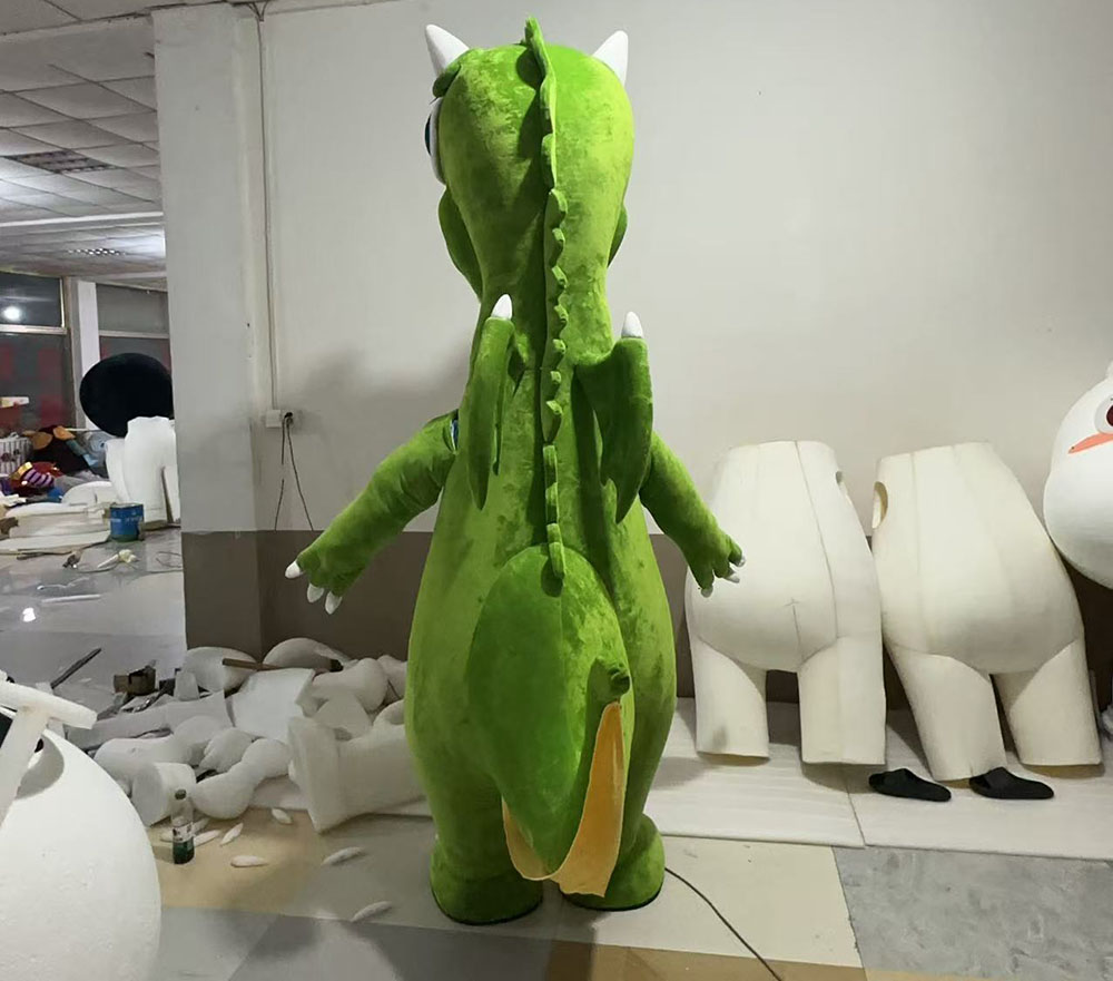 Custom dinosaur mascot shipped to canada germany