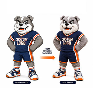 custom dog mascot costumes manufacturer from china