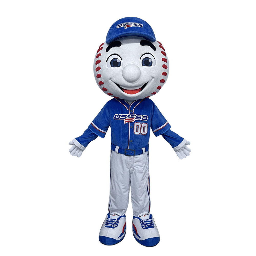 Custom baseball Mascot Shipped to Germany Client
