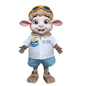 custom goat mascot costume for business