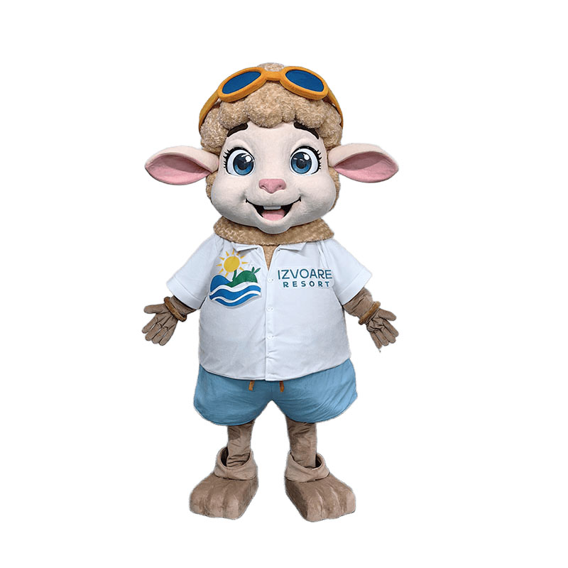 custom goat mascot costume for business