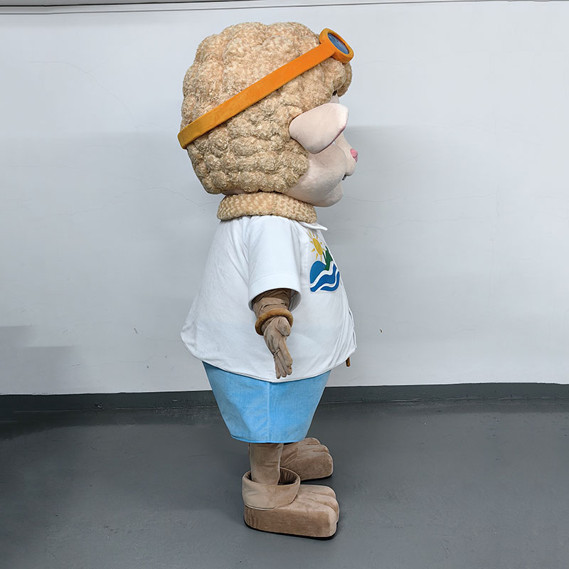 custom goat mascot costume for business