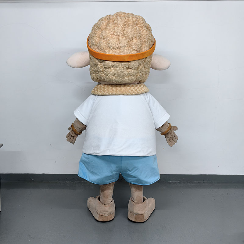 custom goat mascot costume for business