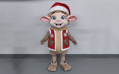 Custom goat mascot shipped to Netherlands client