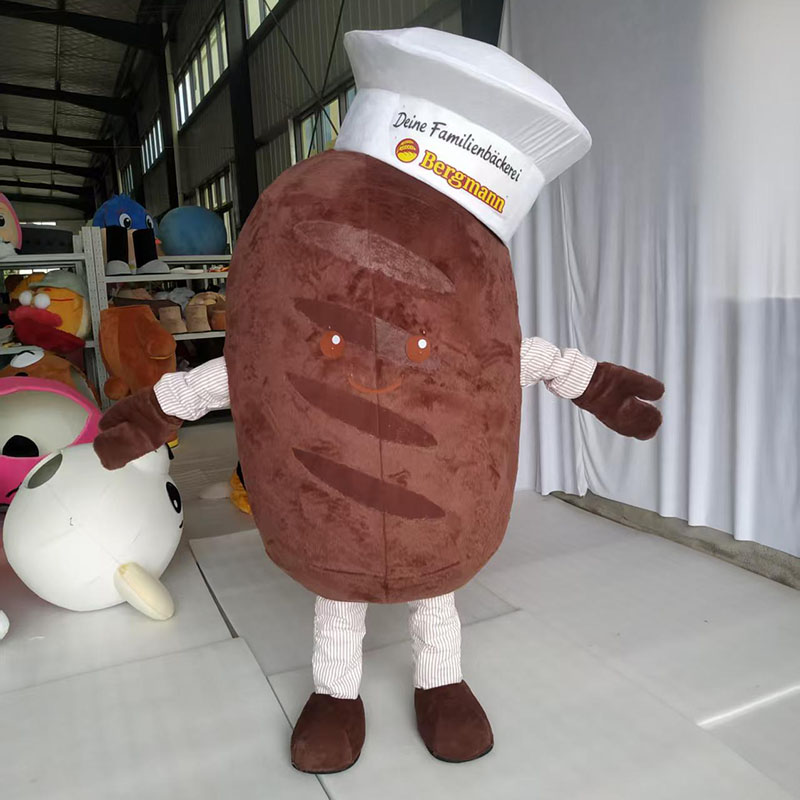 Custom bread mascot costume manufacturer