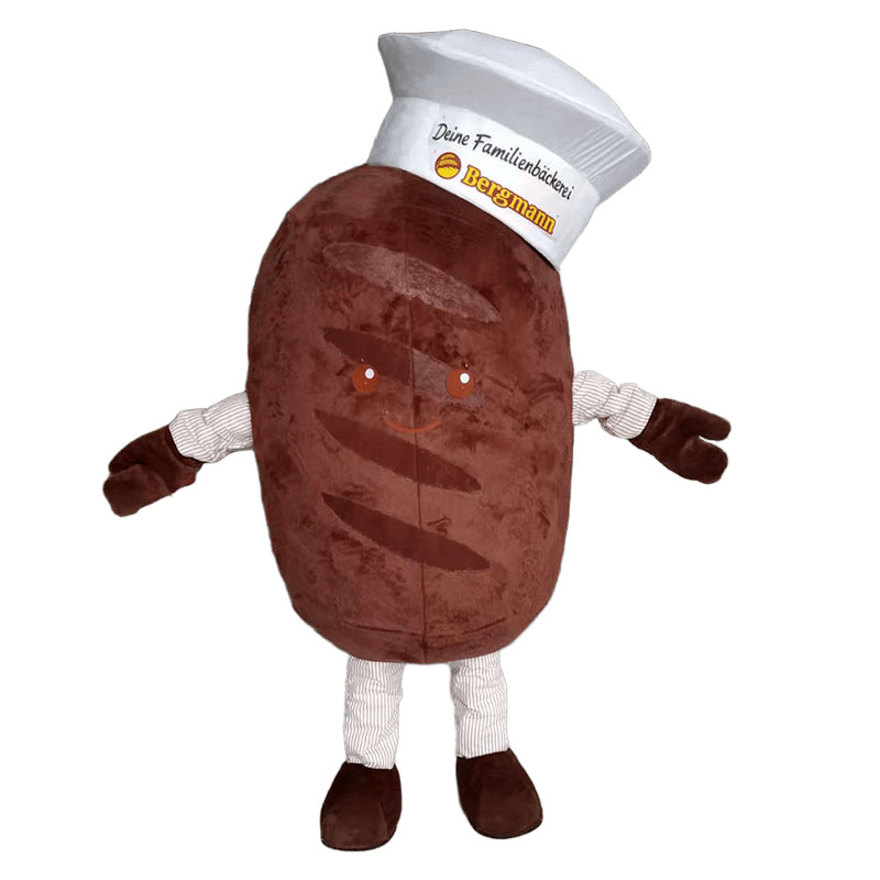 Custom bread mascot costume manufacturer
