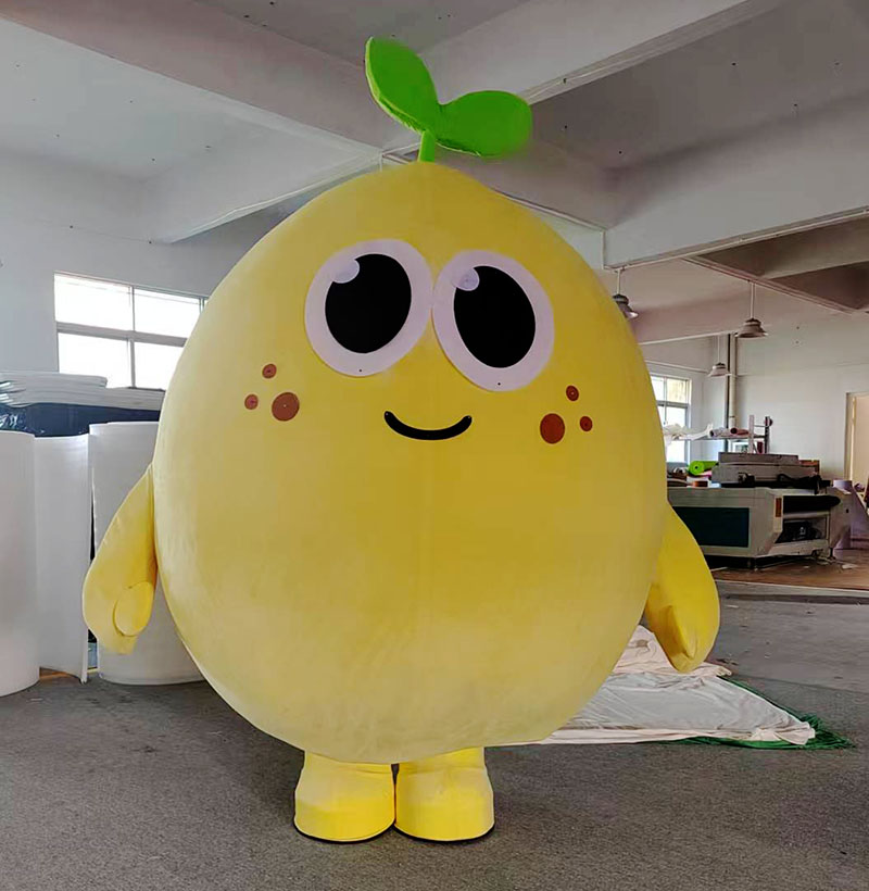 Custom lemon mascot costumes for events brands