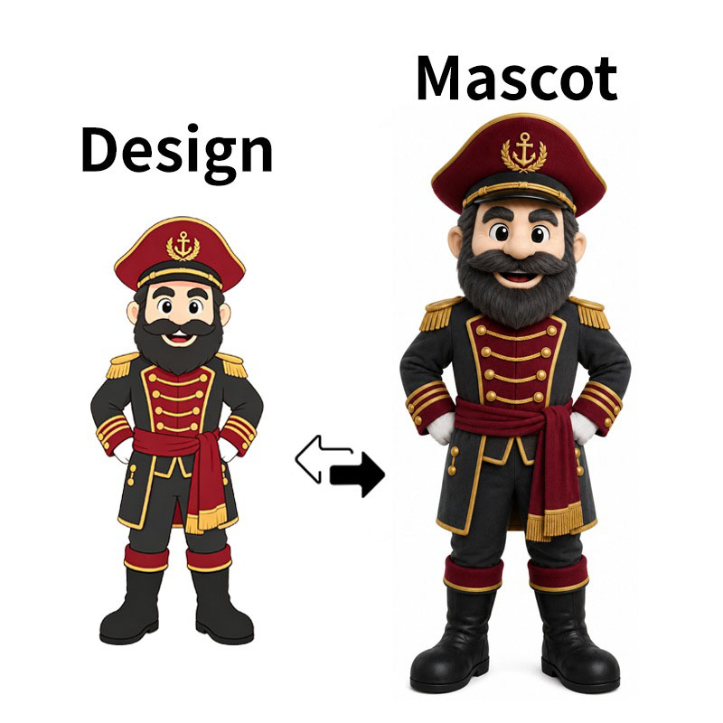 custom pirate mascot costumes for your business