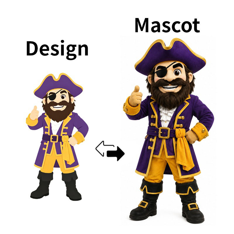 custom pirate mascots manufacturer