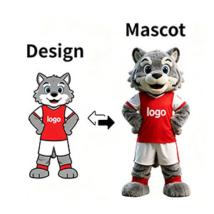custom raccoon mascot costume for business