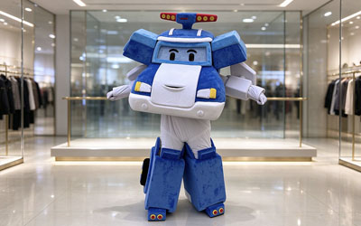 Custom robot mascot costumes for your store