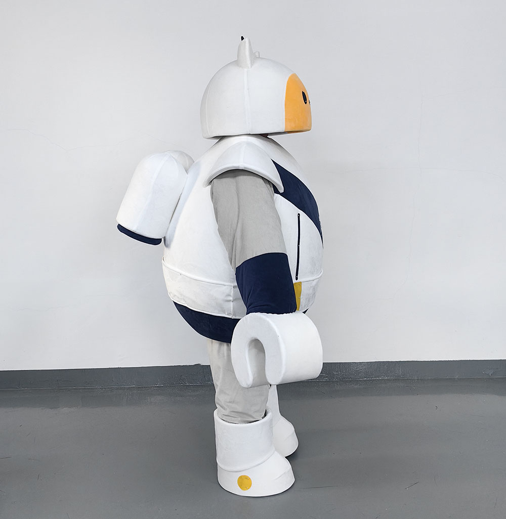 Custom robot mascot shipped to canada client