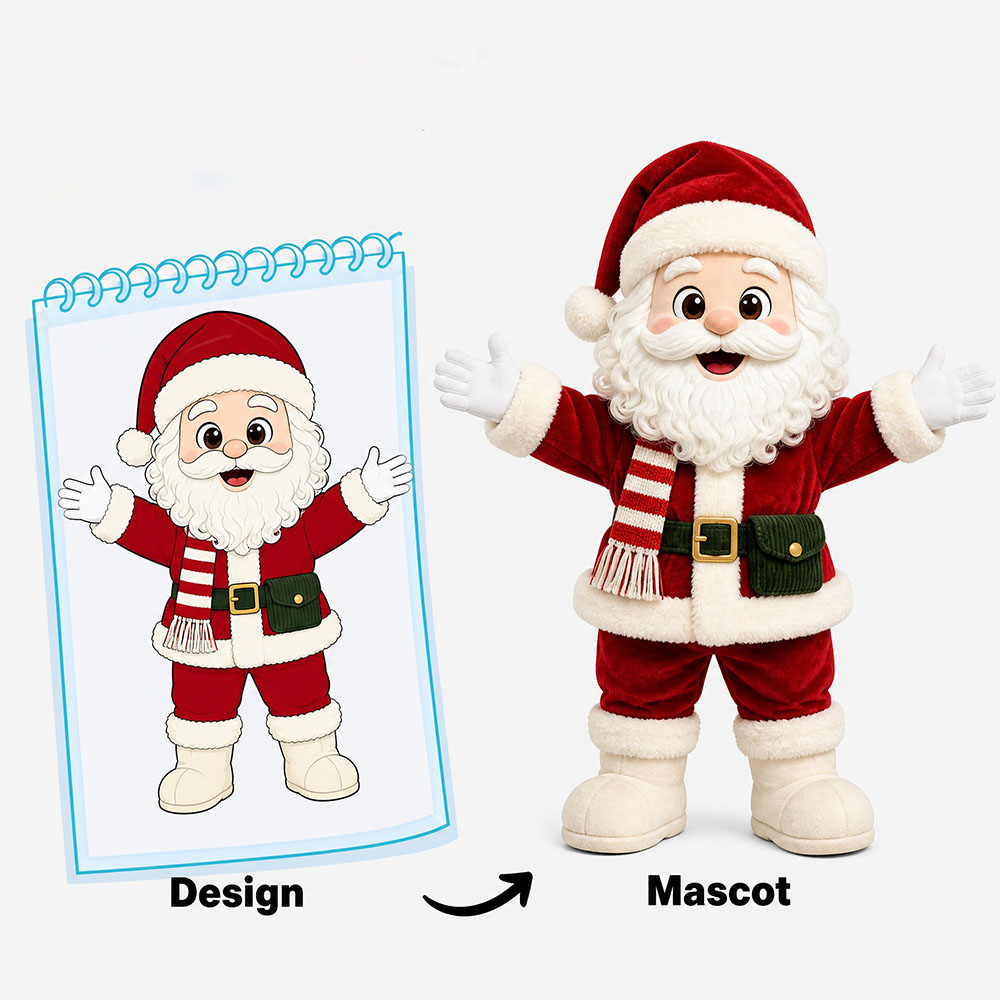 custom santa claus mascots manufacturer