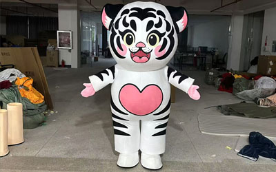 Custom tiger mascot shipped to Germany client