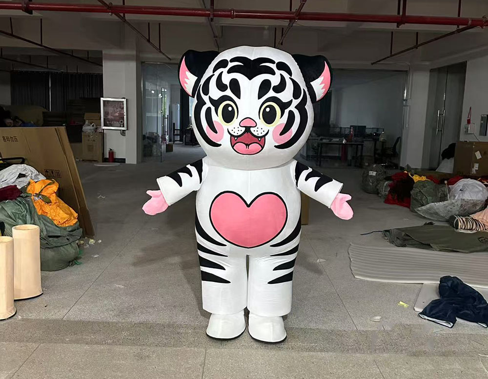 Custom tiger mascot shipped to Germany client